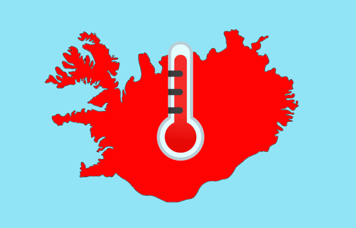 Records de chaleur en Islande ces derniers jours