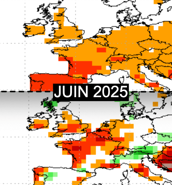 La tendance météo pour ce mois de juin 2025