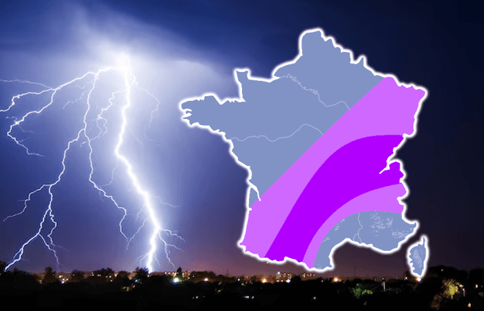 Nouveau risque d'orages forts ces mardi 3 et mercredi 4 juin