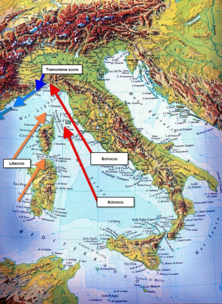 Image d'illustration pour Pourquoi y a-t-il autant de trombes marines près de Gênes ?