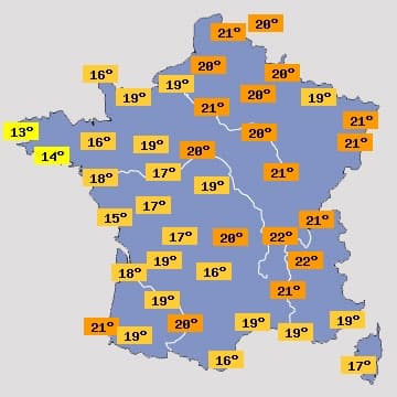 Image d'illustration pour Soleil, douceur et fortes amplitudes avant une dégradation limitée