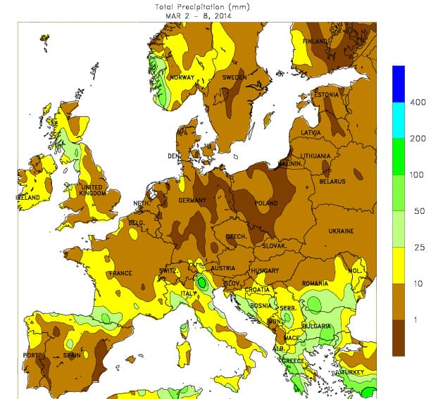 Image d'illustration pour Bilan météo hebdomadaire en France et en Europe