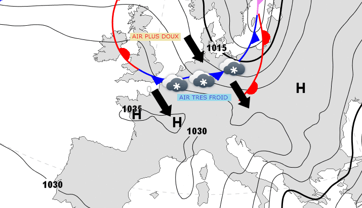 Image d'illustration pour Froid et neige jusqu'en fin de semaine