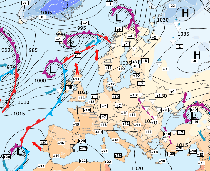 Image d'illustration pour Première offensive de l'hiver en France et en Europe ? 