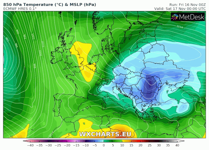 Image d'illustration pour Première offensive de l'hiver en France et en Europe ? 