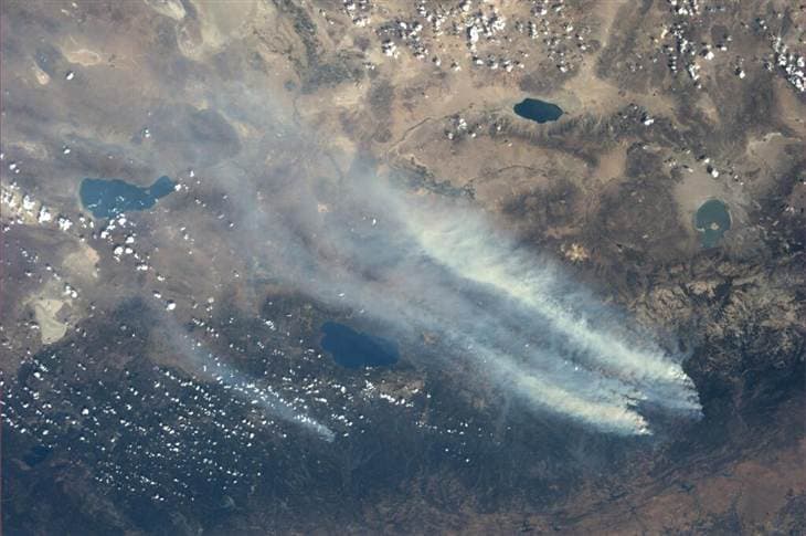 Image d'illustration pour Sécheresse et incendie en Californie (parc Yosemite)
