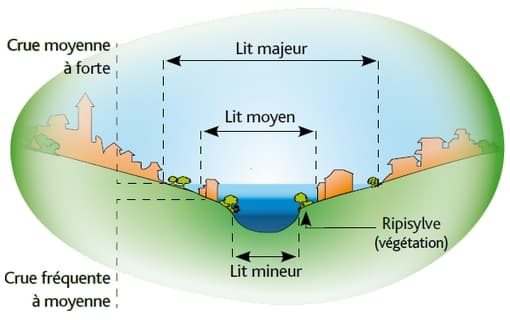 Image d'illustration pour Cours d'eau en France : crues après la sécheresse...