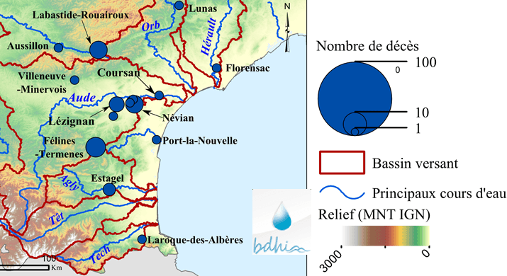 Image d'illustration pour Inondations dans l'Aude les 12 & 13 novembre 1999