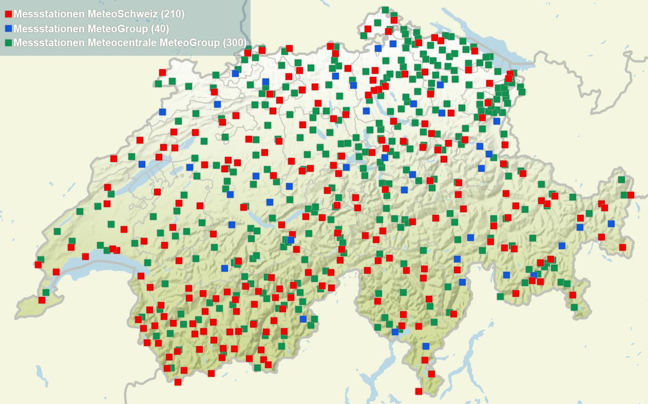 Image d'illustration pour Collaboration entre le service météo public et privé en Suisse