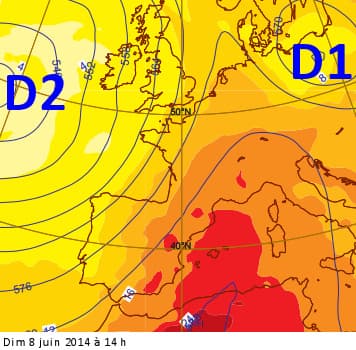 Image d'illustration pour Forte chaleur, orages et pollution pour la Pentecôte