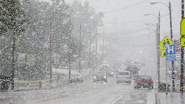 Image d'illustration pour Chutes de neige précoces au Nord des Etats Unis
