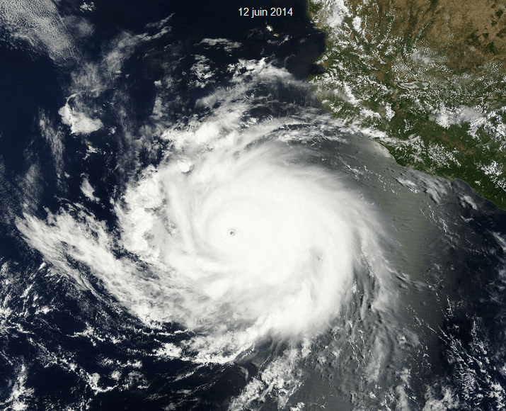 Image d'illustration pour Cyclone Cristina - ouragan sur le Nord-Est du Pacifique (Mexique)