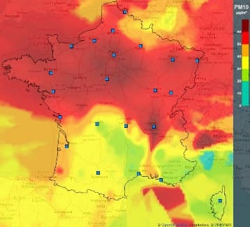 Image d'illustration pour Episode de pollution aux particules jusqu'en fin de semaine 