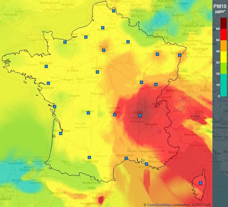 Image d'illustration pour Episode de pollution aux particules jusqu'en fin de semaine 