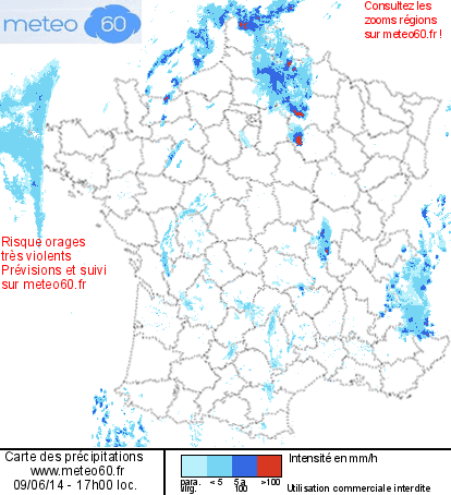 Image d'illustration pour Orage de grêle violent sur Loiret, Yonne et Aube - énormes grêlons