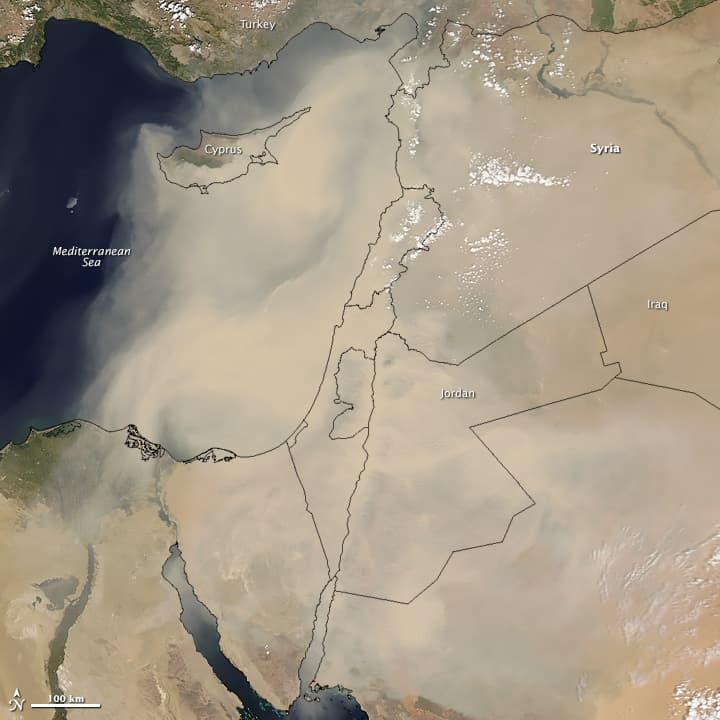 Image d'illustration pour Tempête de sable au Moyen-Orient - La guerre en Syrie facteur aggravant ?