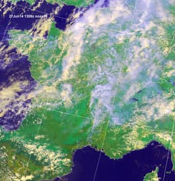 Image d'illustration pour Synthèse de l'épisode orageux des 27 et 28 juin