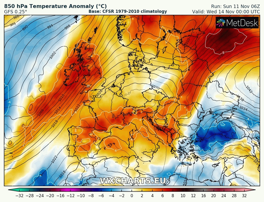 Image d'illustration pour Blocage anticyclonique et sécheresse jusqu'en fin de mois ?