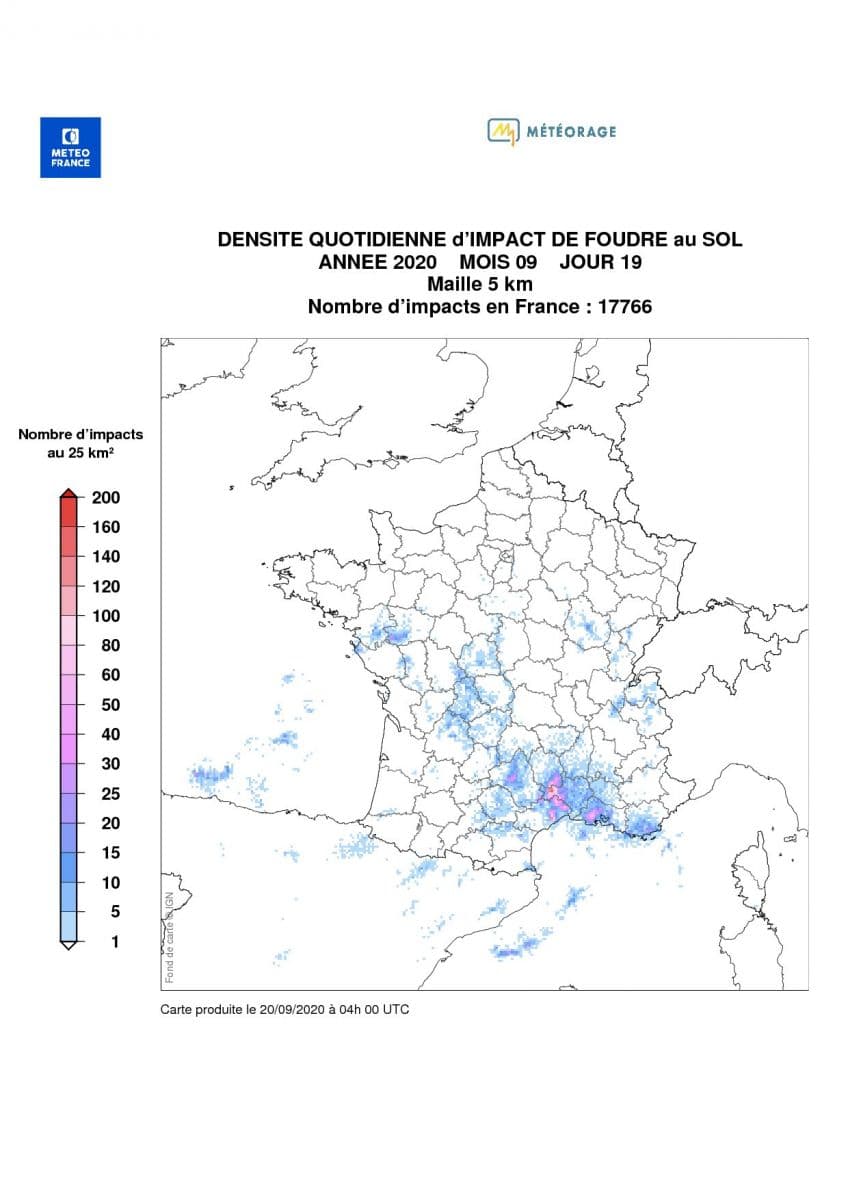 Image d'illustration pour Orages, inondations, tornades : week-end d'intempéries dans le Sud-Est