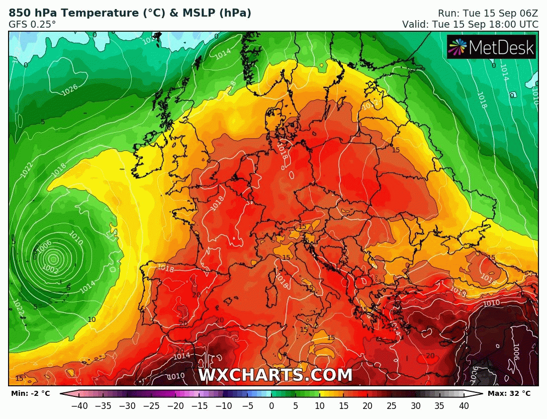 Image d'illustration pour Des records de chaleur par dizaines et des prévisions encore chaudes